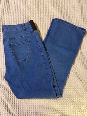 Maternity Elastic Side Blue Denim Jeans